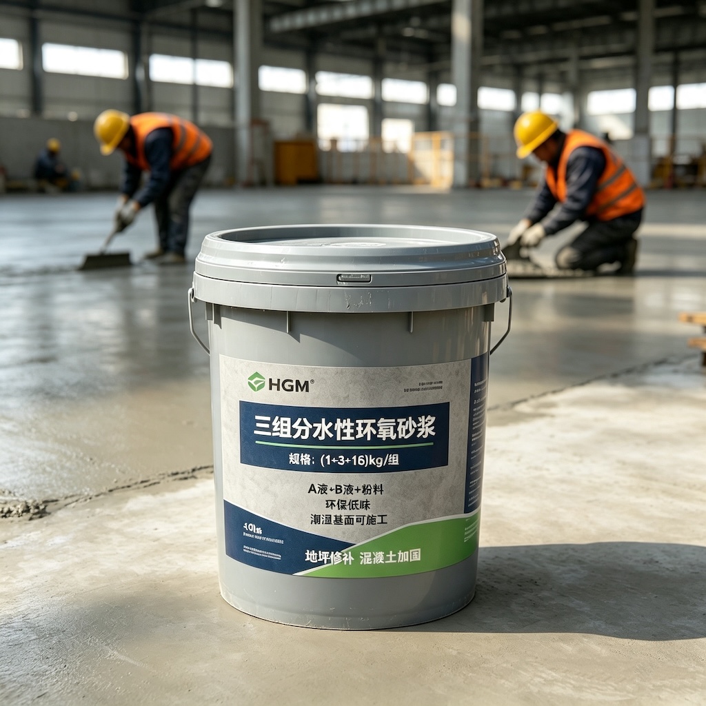 隆安三组份水性环氧砂浆